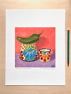 'Pepper + Petite Pots'- archival print