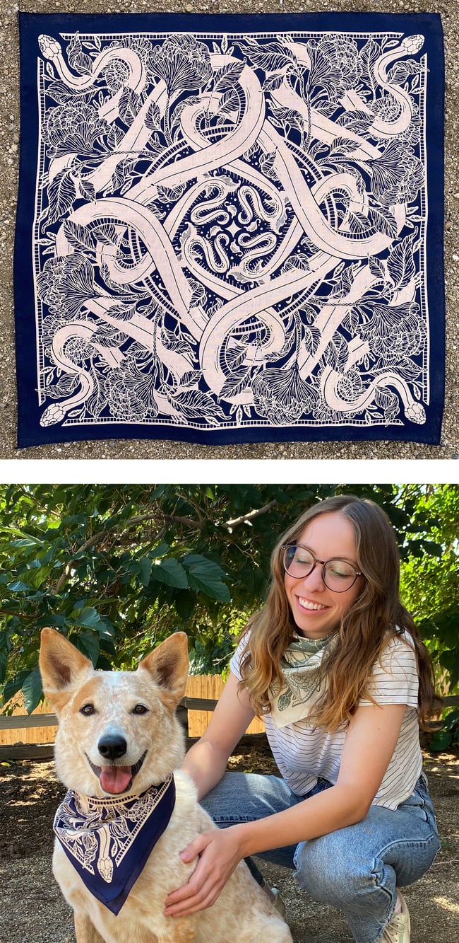 Lapis - Snake Bandana