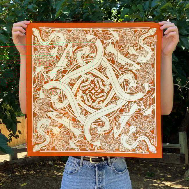 Marigold - Snake Bandana