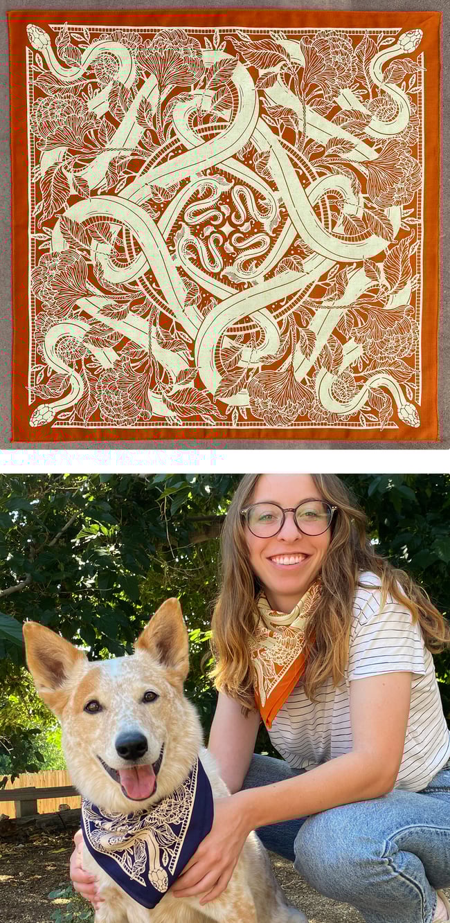 Marigold - Snake Bandana