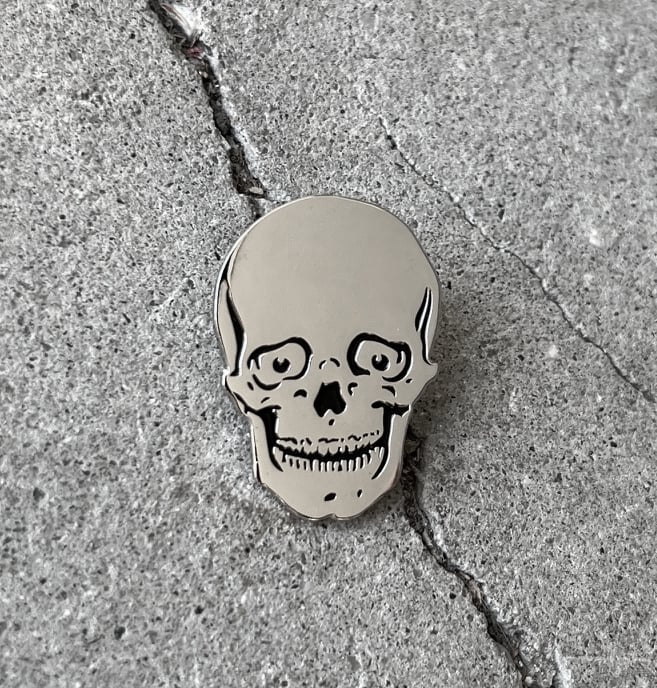 Silver Skull Pin | Secret Headquarters