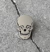 Silver Skull Pin