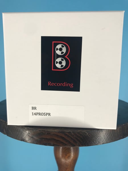 Image of Burlington Recording 1/4"x 600' PRO Series Reel To Reel Tape 5" Plastic Reel 1.5 Mil