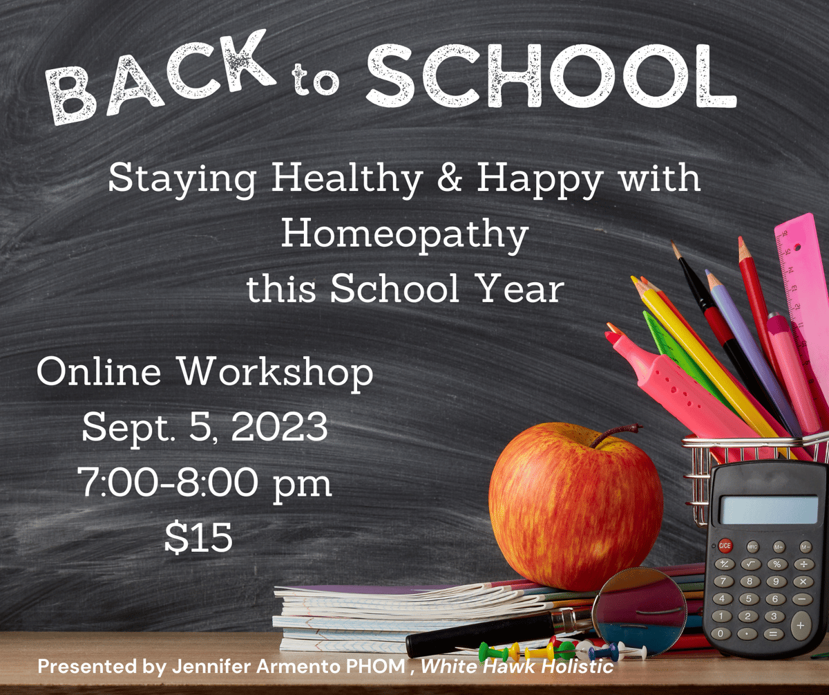 Image of Back to School Homeopathic Workshop Membership