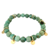 Ltd Ed - Maya Turquoise Bead Bracelet with Gold Discs Image 4