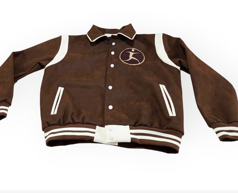 Image of BROWN SUEDE BOMBER JACKET PREORDER ONLY