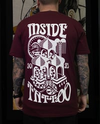 Image 2 of Inside 2023 Tee Burgundy