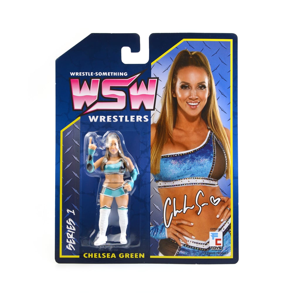 Image of **IN STOCK** CHELSEA GREEN wrestle-something wrestlers series 1 by FC Toys