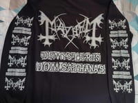 Image 2 of Mayhem demysteriis dom sathanas LONG SLEEVE