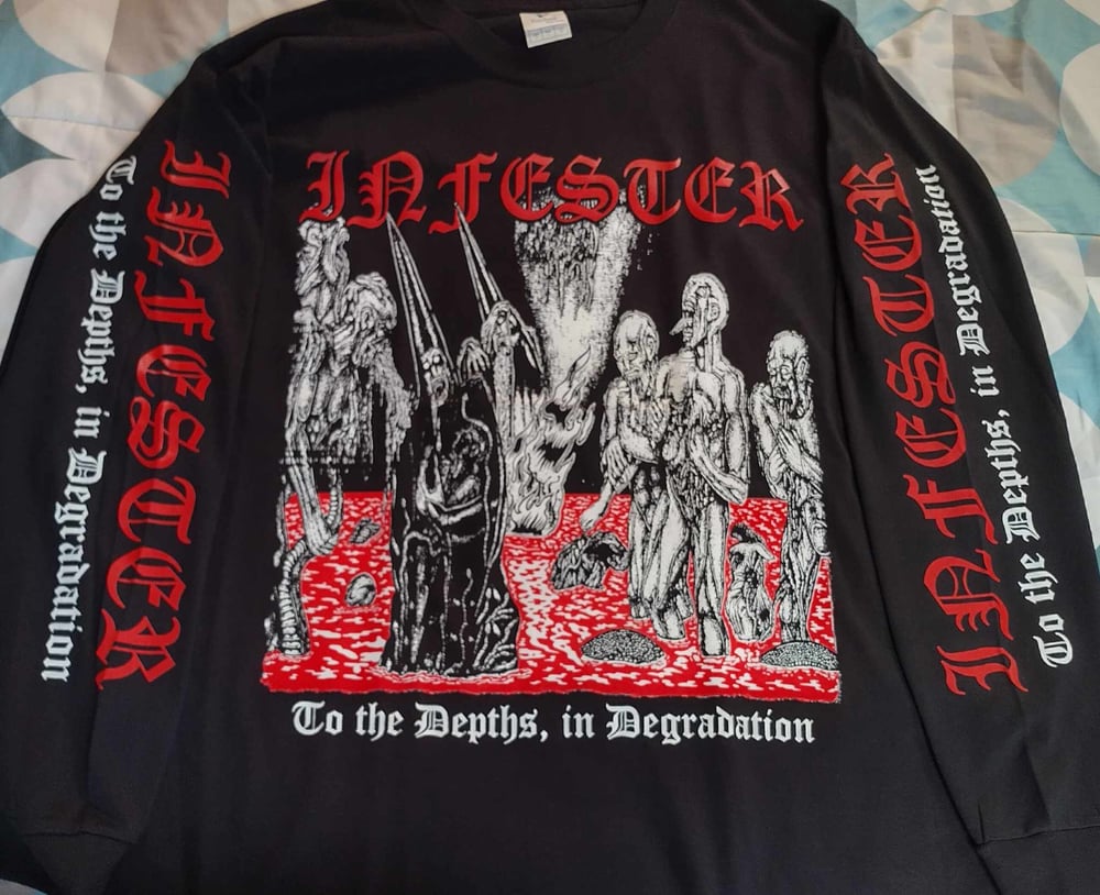 Infester to the depths in degradation LONG SLEEVE