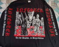 Image 1 of Infester to the depths in degradation LONG SLEEVE