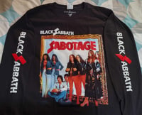 Image 1 of Black Sabbath sabotage LONG SLEEVE