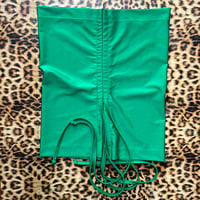 Image 2 of *:･Ruched Crop ☆ Forest Green ੈ✩‧₊˚