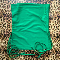 Image 1 of *:･Ruched Crop ☆ Forest Green ੈ✩‧₊˚