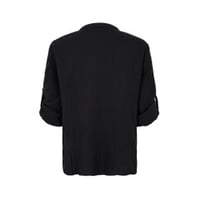 Image 5 of Ruffle shirt black 