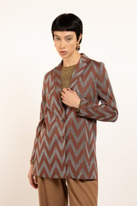 Image 2 of GIACCA CARAIBI ZIG ZAG NOCE €234 - 50%