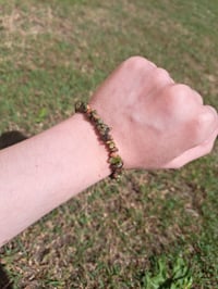 Image 2 of Unakite Chip Bracelets