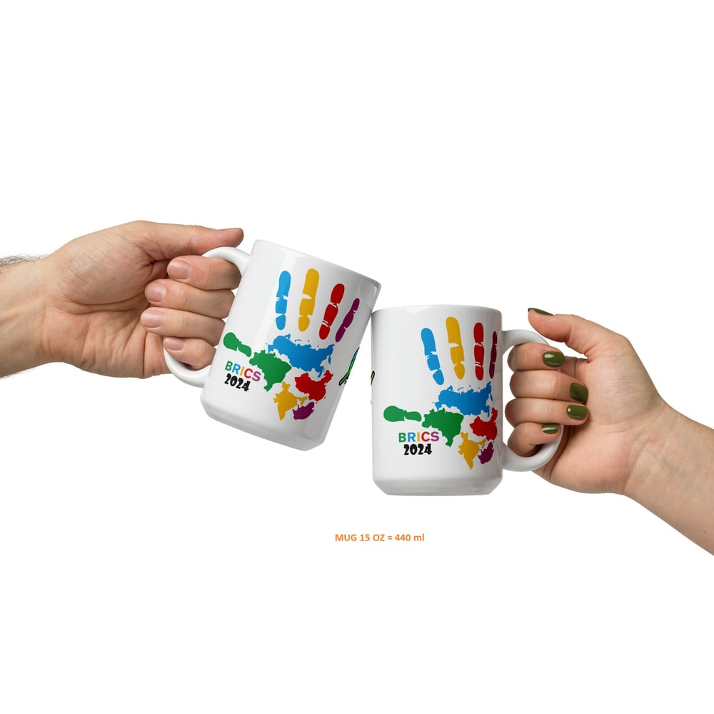 Image of MUG BLANC CERAMIQUE GLOSSY BRICS 2024