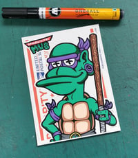 Image 3 of TMNT Underbite Sticker Collection