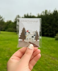 Image 1 of Adventure Pup Acrylic Pin