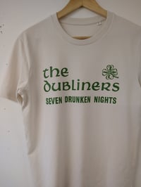 Image 3 of Dubliners - Seven Drunken Nights Off-white T-shirt (Stanley Stella)