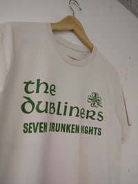 Image 4 of Dubliners - Seven Drunken Nights Off-white T-shirt (Stanley Stella)