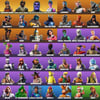 49 skins / Renegade Raider / Aerial Assault Trooper / OG Skull Trooper / OG Ghoul Trooper / Raiders 