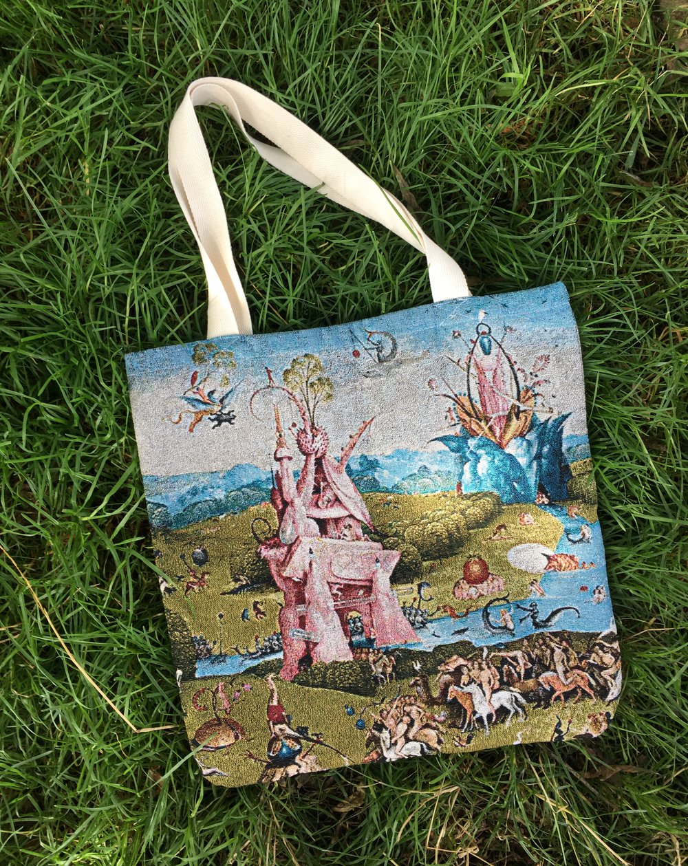 Hieronymus Bosch Woven Tapestry Tote Bag