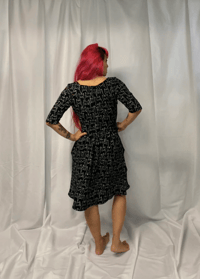Image 2 of S Black Kitty Cat Dress with Pockets ready to ship 