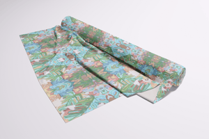 Image of Tropical Muted Fabric/Wallpaper