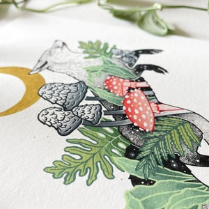 Image of Enchanted Forest Fox, fine art print