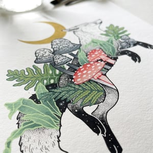 Image of Enchanted Forest Fox, fine art print