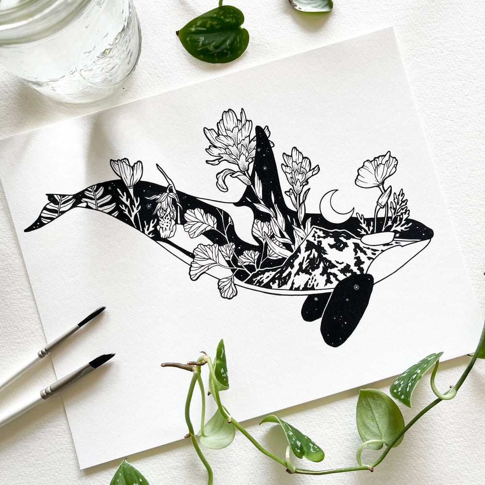 Image of Botanical Sea Wolf, fine art print