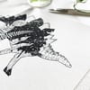 Cosmic Stegosaurus, fine art print