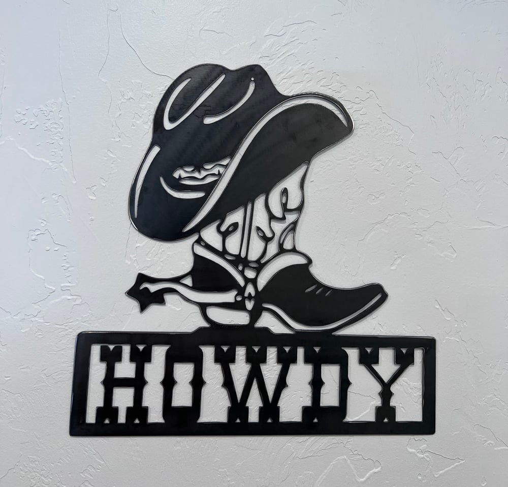 Image of Howdy Sign