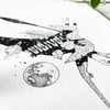 Cosmic Pterosaur, fine art print