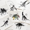 Cosmic Pterosaur, fine art print