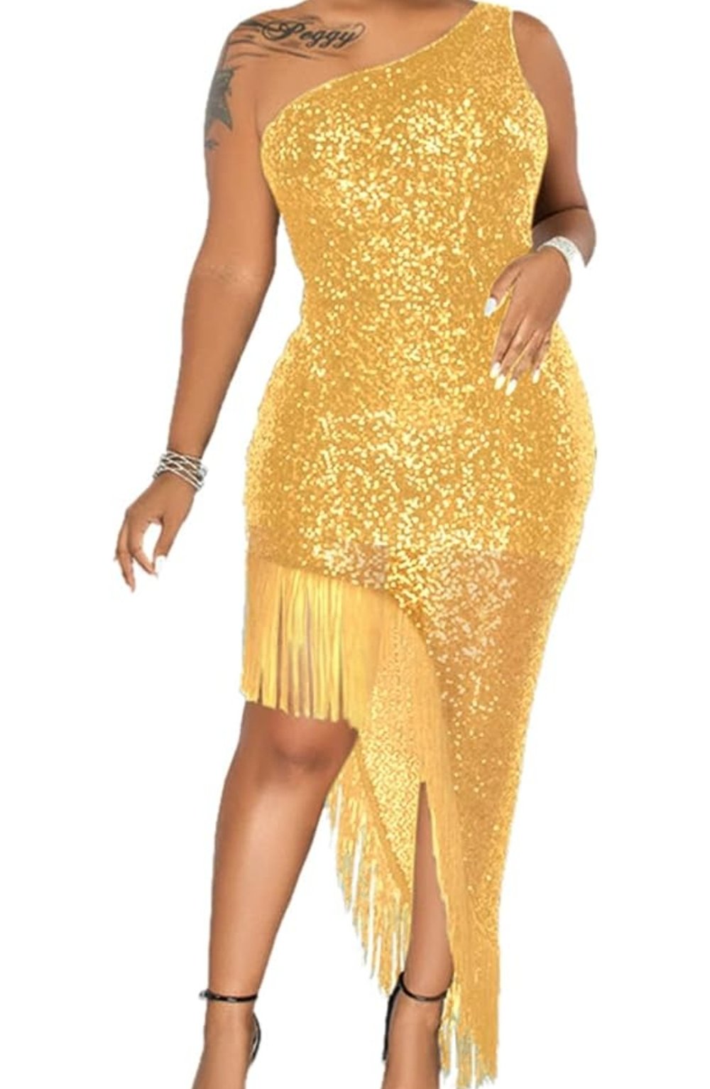 Image of Sequin Rhinestone Bodycon Sexy