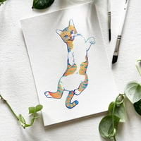 Image 1 of Rainbow Kitty, fine art print