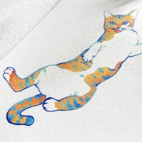 Image 2 of Rainbow Kitty, fine art print