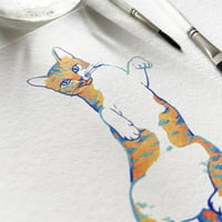 Image 3 of Rainbow Kitty, fine art print