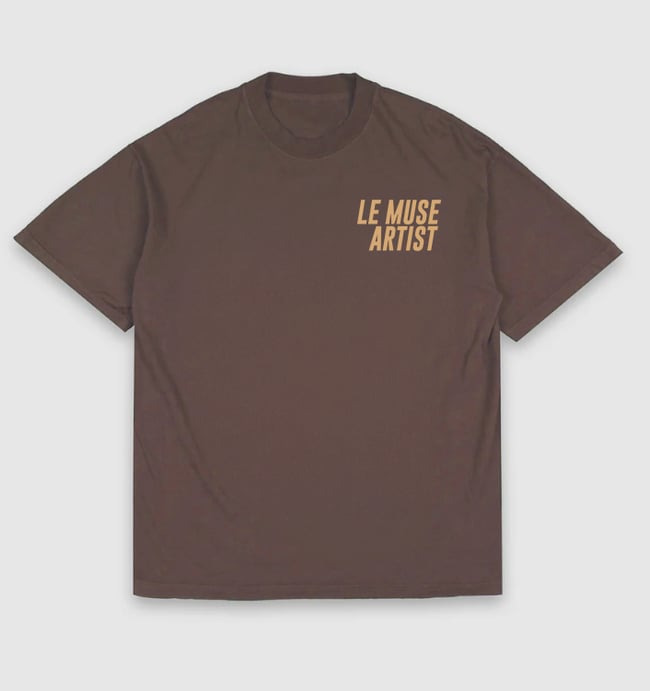 LE MUSE ARTIST MOCHA TEE