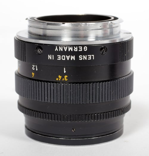 Image of Leica Leitz Summilux M 50mm F1.4 lens V2 E43 + 12586 shade #309