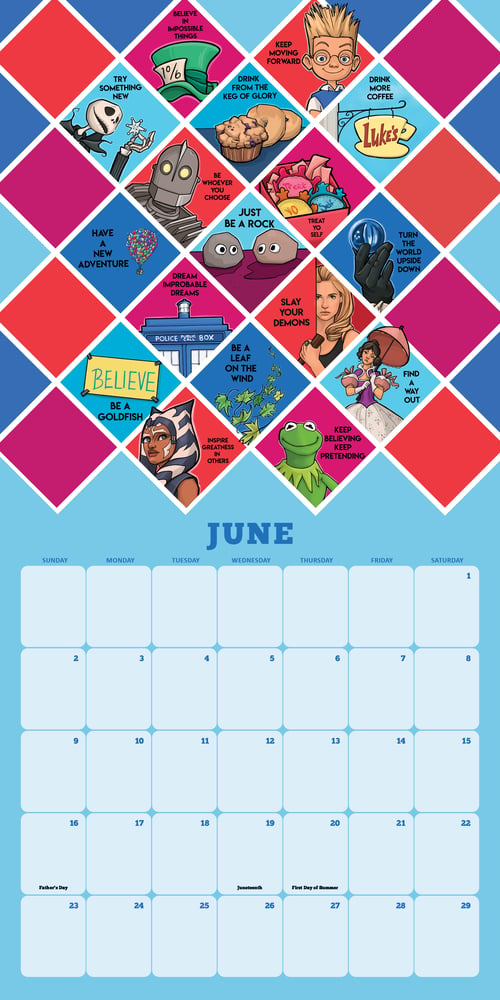 Image of 2024  Karen Hallion Illustration Calendar - PRE-ORDER