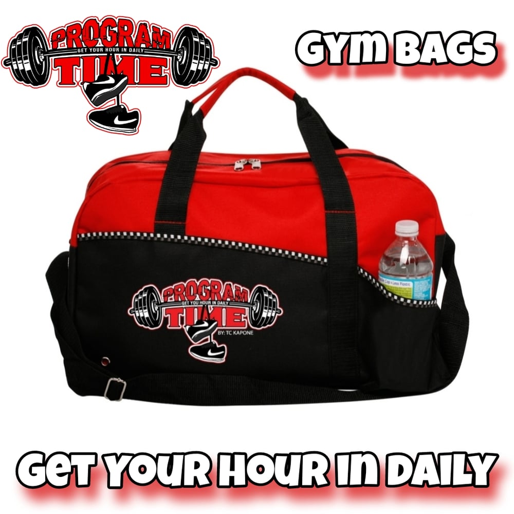 Program Time Gym Bags (Red/Black)