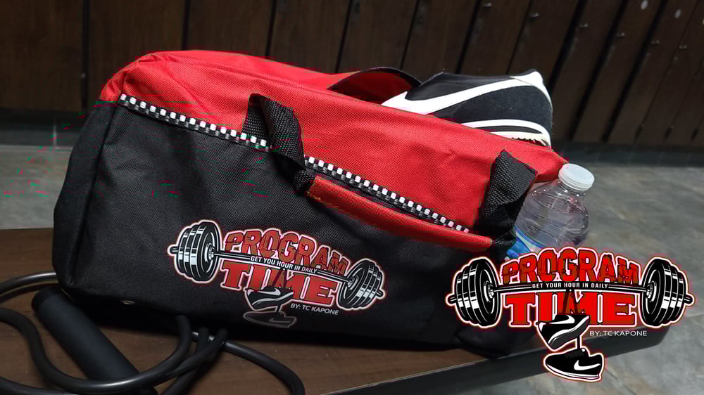 Program Time Gym Bags (Red/Black)