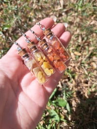 Image 1 of Tall Crystal Jar Earrings