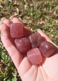 Image 2 of Strawberry Quartz Cubes 