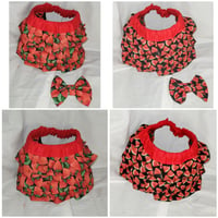 Image 1 of Strawberry & Watermelons reversible skirt 🍉🍓