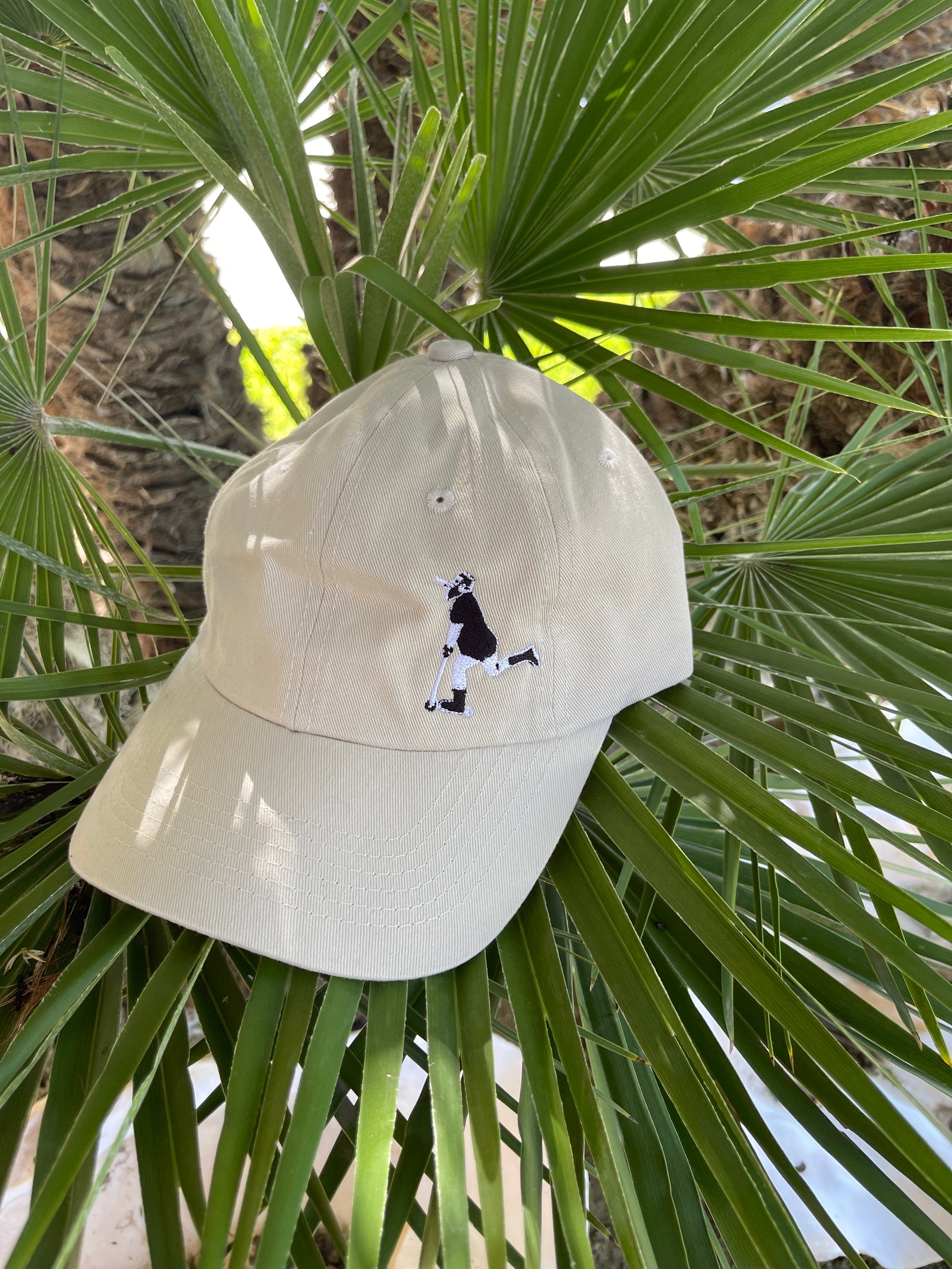 Image of Tan Dad Hat --- Scooter Logo